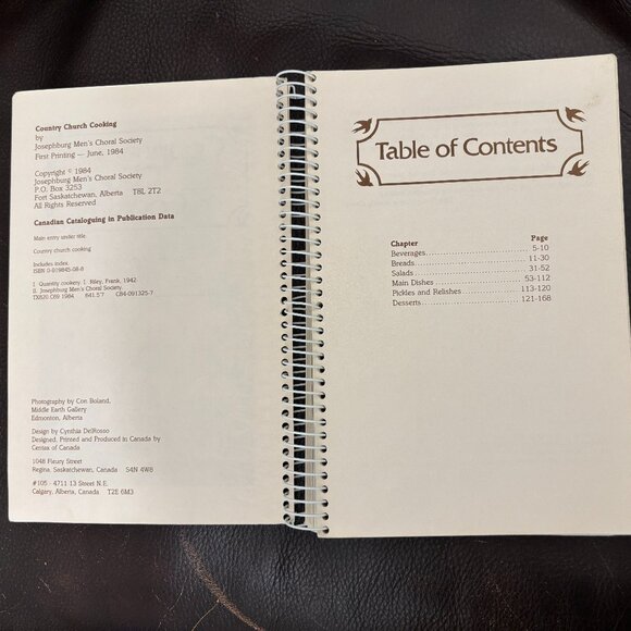 Country Church Cooking Josephburg Men's Choral Society Fort Saskatchewan 1984 - Picture 6 of 12